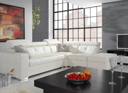 Design Corner sofa Living landscape Upholstery Corner 100% Leather Sofa Couch Seat